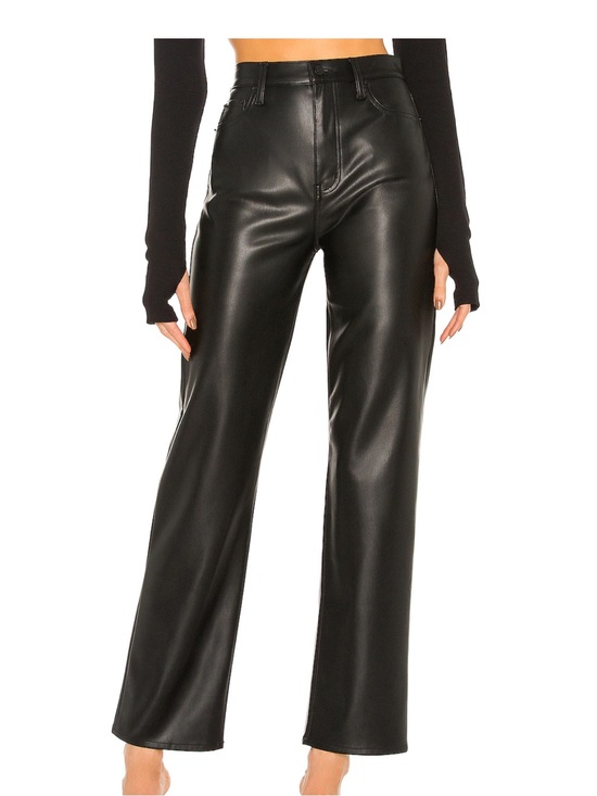 pistola Pants - Pistola X Revolve Cassie Super High Straight Pant in Black